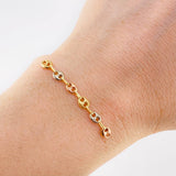 Herraje Retazo Gc 0.5 g / 4.2 cm Tres Oros 18K