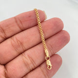 Pulso Chino 2.65gr / 18.9cm / 2mm Oro Amarillo 18K