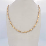 Cadena Rustica Capullo 8.65gr / 60.5cm / Oro 18K $