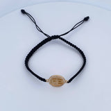 Pulsera Negra Fe 1.95gr / Oro 18K $