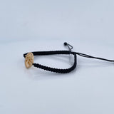 Pulsera Negra Fe 1.95gr / Oro 18K $