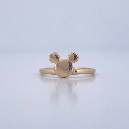 Anillo Raton 2.2gr / T6 1/2 / Oro Amarillo 18K
