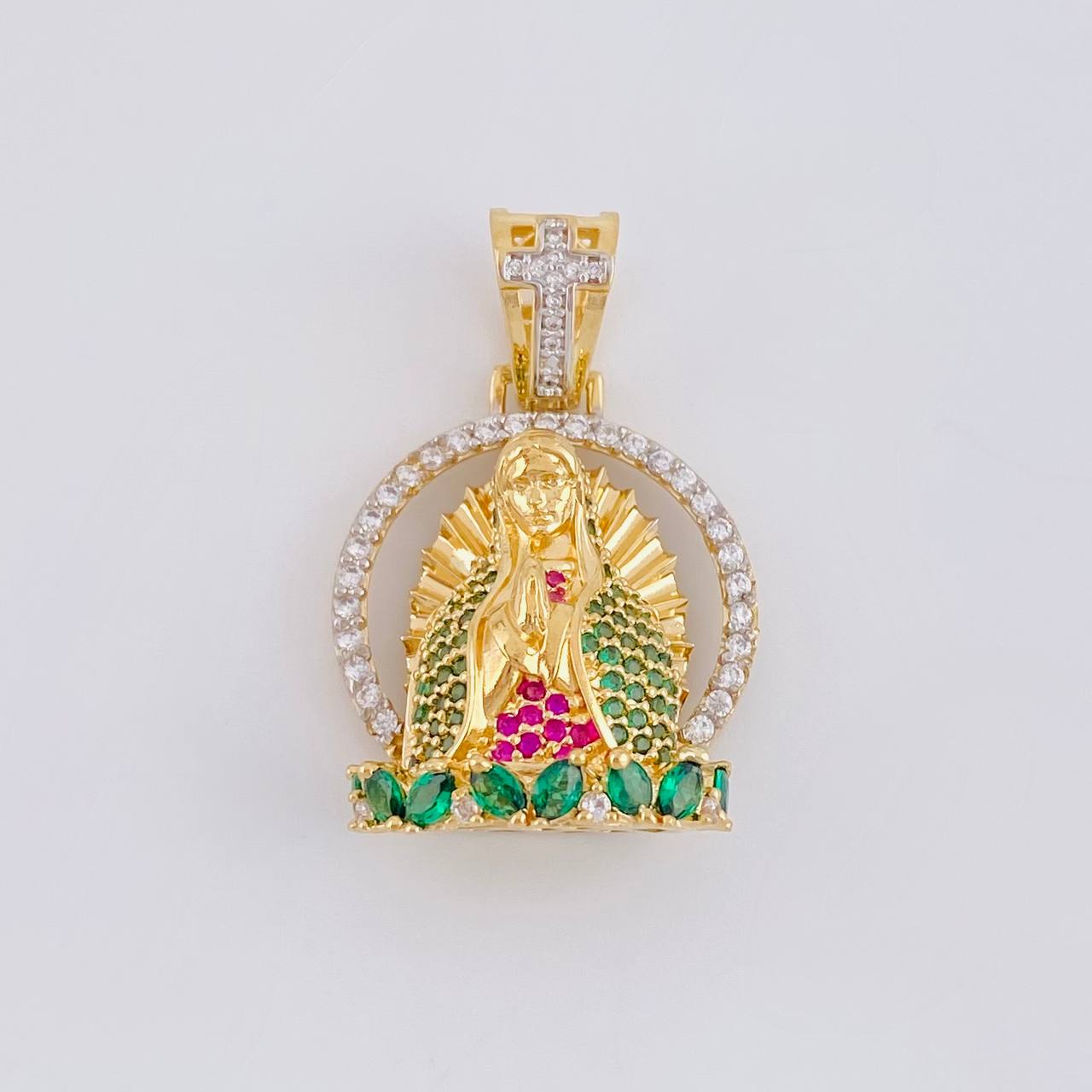 Dije Virgen de Guadalupe en Relieve 7.05g / 3cm Oro Amarillo 18K
