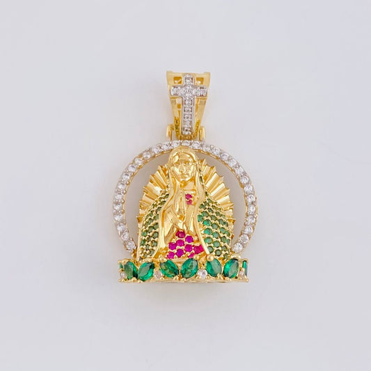 Dije Virgen de Guadalupe en Relieve 7.05g / 3cm Oro Amarillo 18K