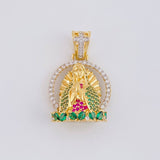 Dije Virgen de Guadalupe en Relieve 7.05g / 3cm Oro Amarillo 18K