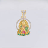 Dije Virgen de Guadalupe en Relieve 7.05g / 3cm Oro Amarillo 18K