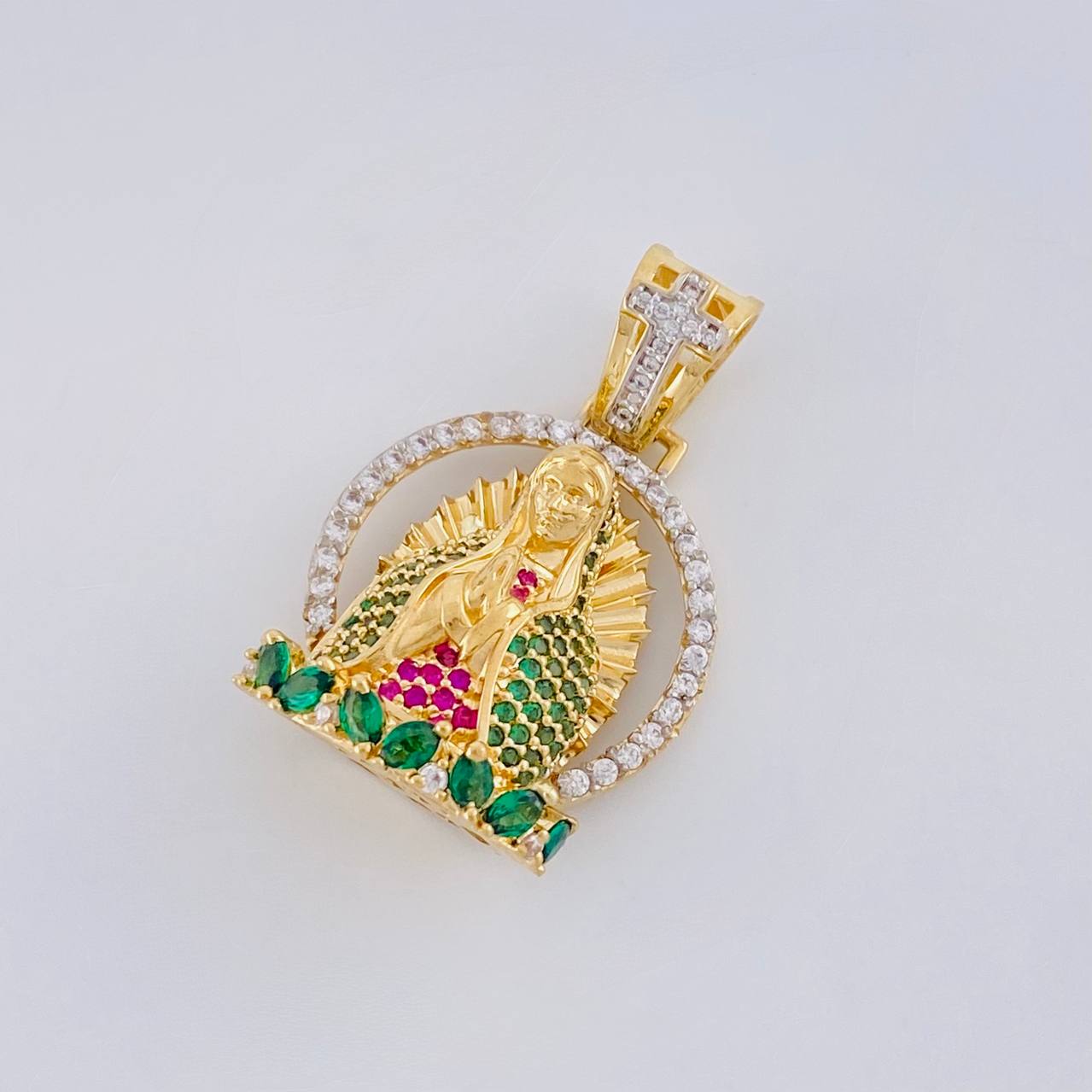 Dije Virgen de Guadalupe en Relieve 7.05g / 3cm Oro Amarillo 18K