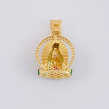 Dije Virgen de Guadalupe en Relieve 7.05g / 3cm Oro Amarillo 18K