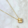 Cadena Aro Seguido Treból VCyA 4.35gr / 45cm / 1.8mm Diamantado Punteado Oro Amarillo Nac.Esp. 18K ©