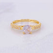 Anillo Solitario Tupido 2.75g / T7 1/2 Oro Amarillo 18K