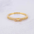 Anillo Moño Deluxe 2.6g / T8 Oro Amarillo 18K