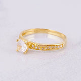 Anillo Carril Oleado 2g / T6 Oro Amarillo 18K
