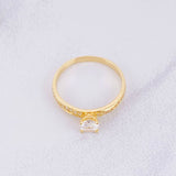 Anillo Carril Oleado 2g / T6 Oro Amarillo 18K