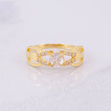 Anillo Solitario Unión 2.3g / T6 1/4 Oro Amarillo 18K
