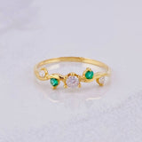 Anillo Pétalo 1.3g / T6 3/4 Oro Amarillo 18K