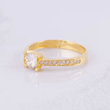Anillo Solitario 1.95g / T5 3/4 Oro Amarillo 18K