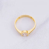 Anillo Solitario 1.95g / T5 3/4 Oro Amarillo 18K