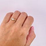 Anillo Solitario 1.95g / T5 3/4 Oro Amarillo 18K