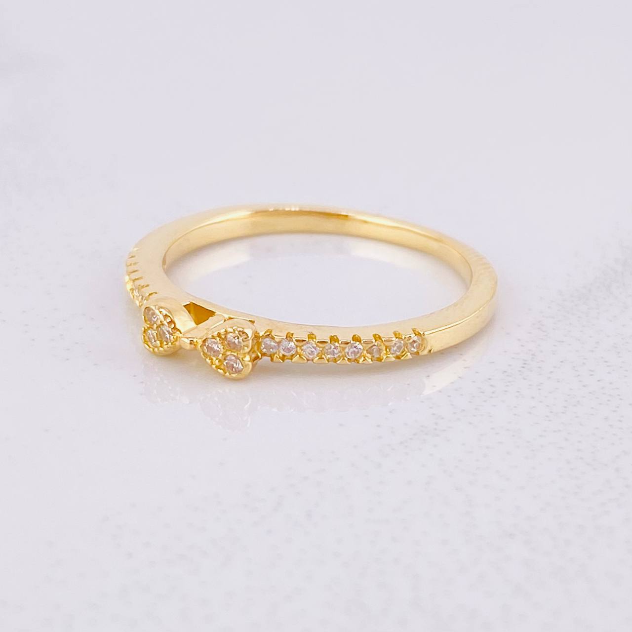 Anillo Moño Deluxe 2.45g / T7 1/2 Oro Amarillo 18K