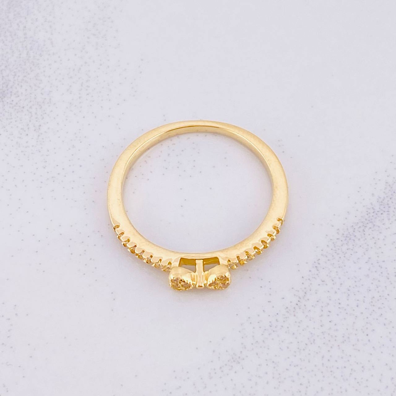 Anillo Moño Deluxe 2.45g / T7 1/2 Oro Amarillo 18K
