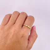 Anillo Moño Deluxe 2.45g / T7 1/2 Oro Amarillo 18K