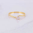 Anillo Solitario 1.15g / T7 3/4 Oro Amarillo 18K