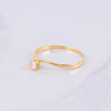 Anillo Solitario 1.15g / T7 3/4 Oro Amarillo 18K