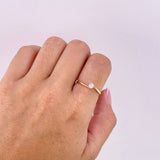 Anillo Solitario 1.15g / T7 3/4 Oro Amarillo 18K