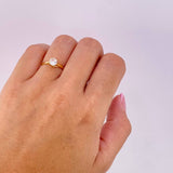 Anillo Solitario 1.55g / T6 Oro Amarillo 18K