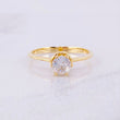 Anillo Piedra Central 2.25g / T6 Oro Amarillo 18K