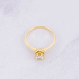 Anillo Piedra Central 2.25g / T6 Oro Amarillo 18K
