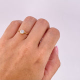 Anillo Piedra Central 2.25g / T6 Oro Amarillo 18K
