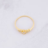 Anillo Trio Deluxe 1.5g / T7 3/4 Oro Amarillo 18K