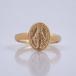 Anillo Virgen Milagrosa 1.05gr / T4 1/2 / Oro 18K &