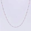 Cadena Morse Diamantada 6.3g / 45cm / 2mm Oro Blanco 18K