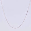 Cadena Aro Seguido 3.65g / 45cm / 1.5mm Oro Blanco 18K