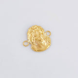 Herraje Rostro Cristo 0.7g / 1.5cm Oro Amarillo 18K