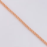 Pulso Franco 5.2g / 20cm / 2.8mm Oro Rosa 18K