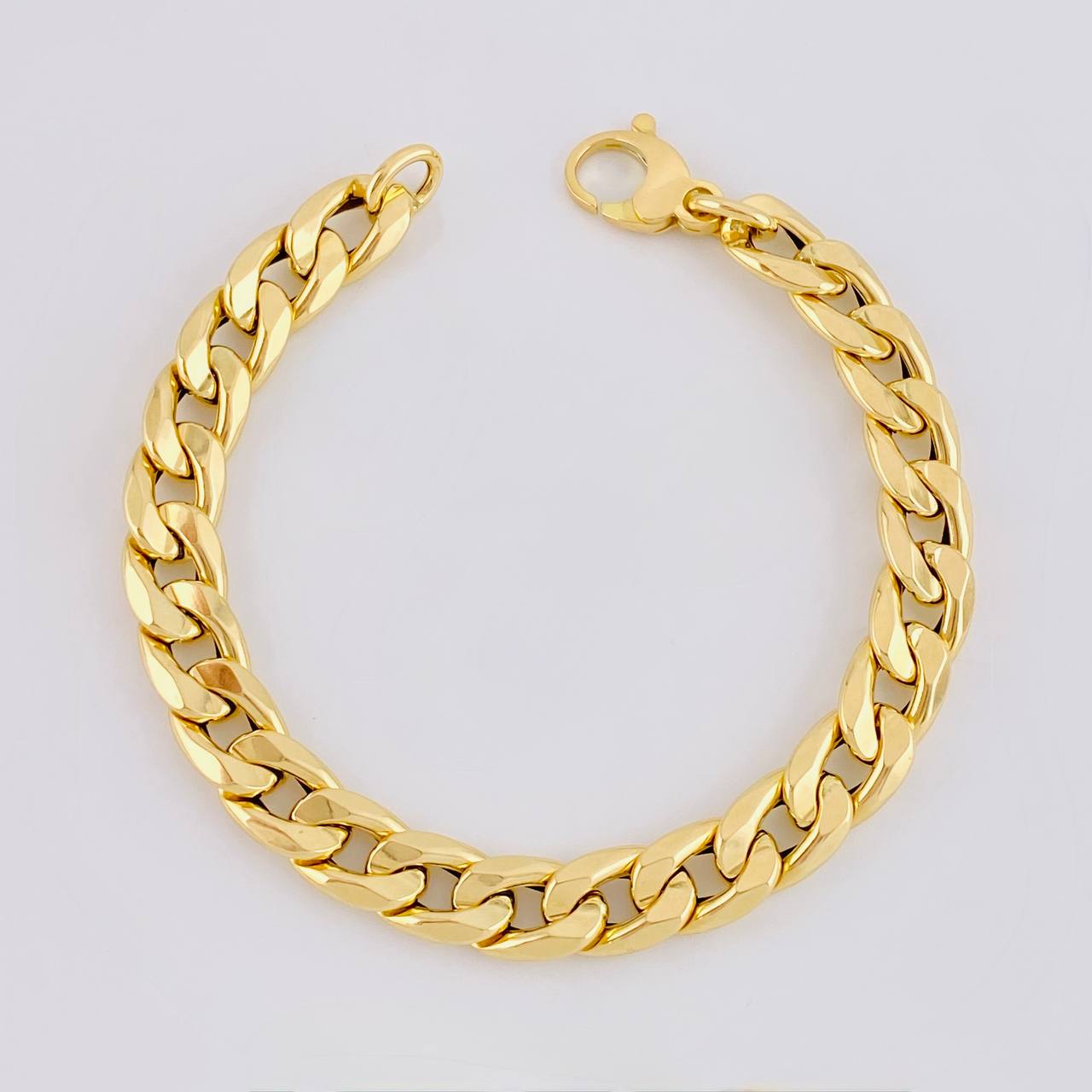 Pulso Cubano 10g / 20.9cm / 9.1mm Oro Amarillo 18K
