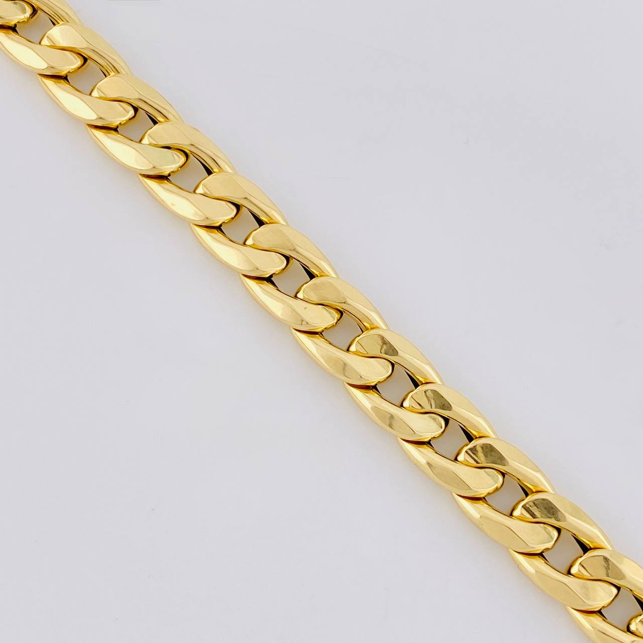 Pulso Cubano 10g / 20.9cm / 9.1mm Oro Amarillo 18K