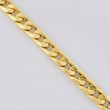 Pulso Cubano 10g / 20.9cm / 9.1mm Oro Amarillo 18K