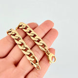 Pulso Cubano 10g / 20.9cm / 9.1mm Oro Amarillo 18K