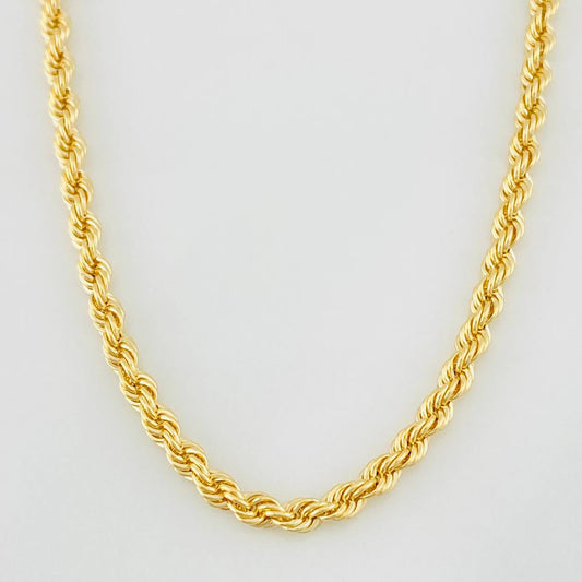Cadena Lazo 5.2g / 60cm / 2.7mm Oro Amarillo 18K