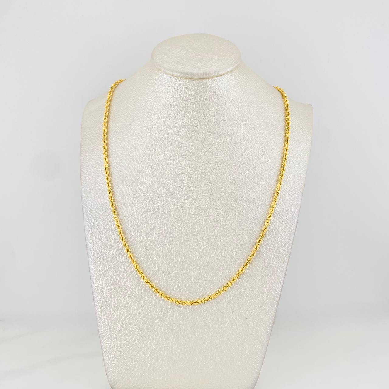Cadena Lazo 5.2g / 60cm / 2.7mm Oro Amarillo 18K