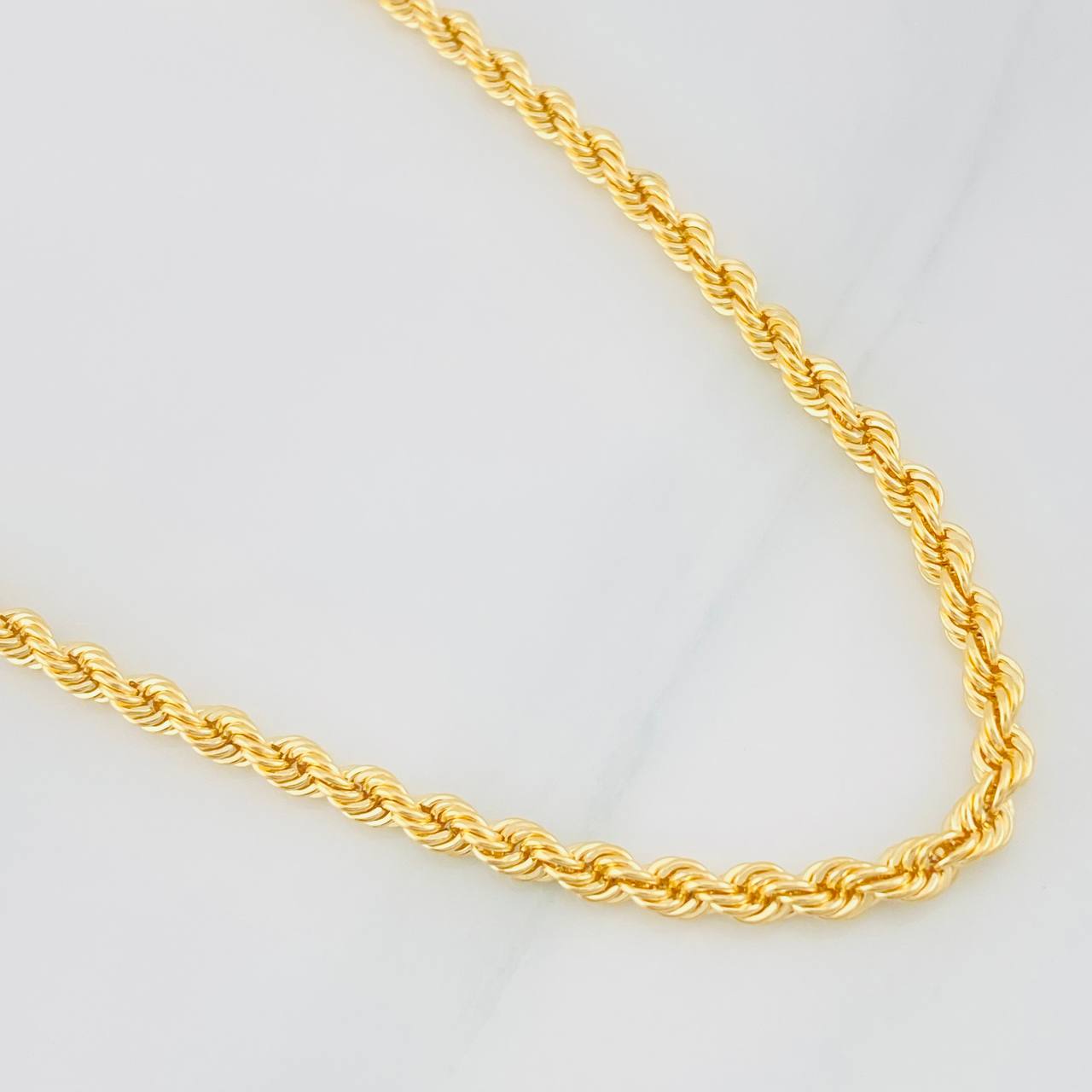 Cadena Lazo 8.6g / 60cm / 3.2mm Oro Amarillo 18K
