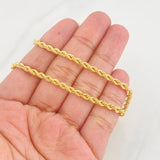 Cadena Lazo 8.65g / 60cm / 3.2mm Oro Amarillo 18K