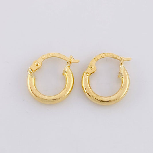 Candongas Vick 0.95g / 1.2cm Oro Amarillo 18K
