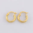 Candongas Vick 0.9g / 1.2cm Oro Amarillo 18K