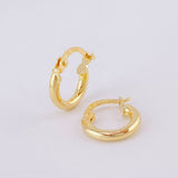 Candongas Vick 0.95g / 1.2cm Oro Amarillo 18K