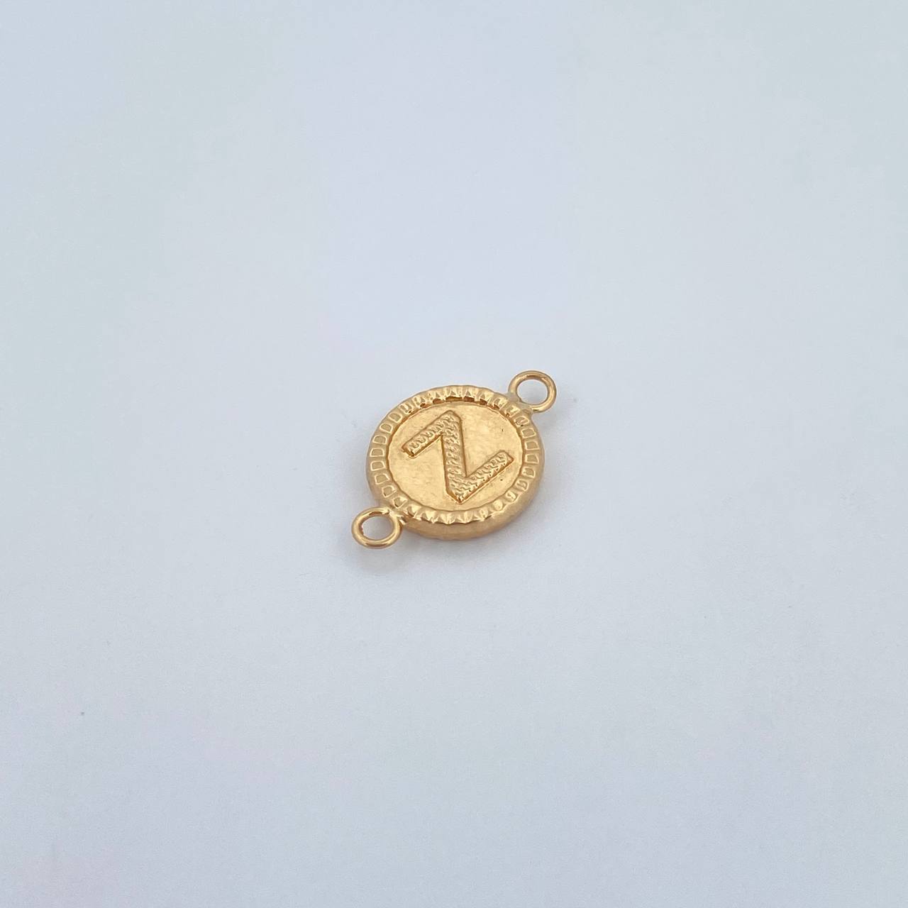 Herraje Letra Z 0.5gr / 1.6cm / Oro Amarillo 18K #